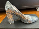 NIB JCrew J. Crew  Silver Sequin Pumps Heels - Sz 6.5 - NEW - Retailed $268 — photo 5