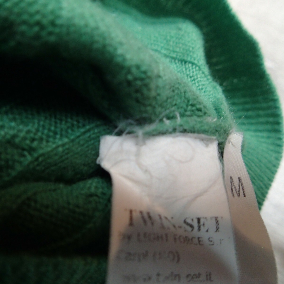 Cardigan Léger Twinset Simona Barbieri - Taille 44, Gris, Occasion En Parfait état