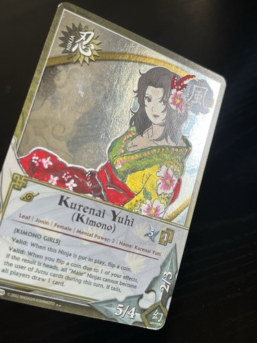 6 Naruto CCG Kimono Mädchen Kurenai Anko Hinata Ino 2 CUSTOM PAINTED Regenbogen Folie - Bild 4 von 15