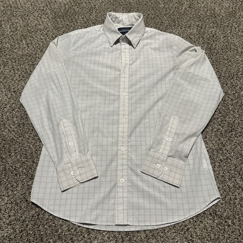 Mizzen + Main Leeward Medium Trim Fit Long Sleeve Button Up Dress Shirt Mens