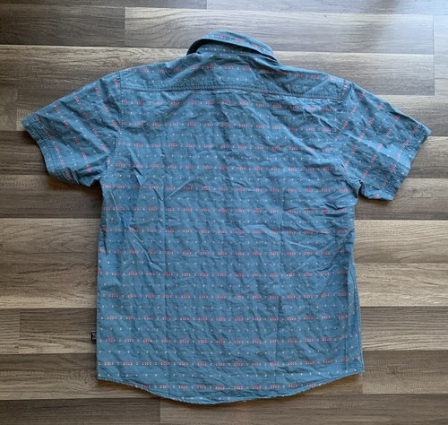 Howler Brothers Mens Shirt Sleeve Shirt Southwest Mens Large Green - Picture 5 of 5