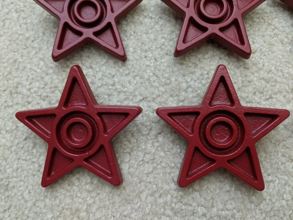 8 estrellas rojas arquitectónicas Pottery Barn Kids cortina cortinas acabados estrellas Foto 4 de 4