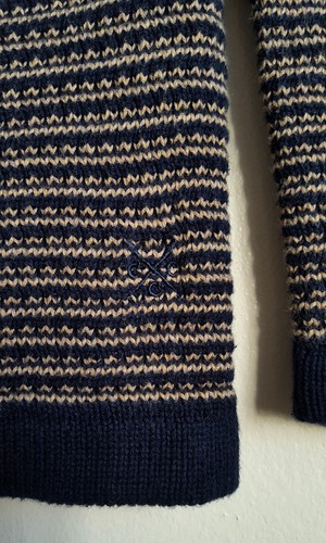 seta donna navy misto blu da Cardigan in marrone wWTqanxEp4