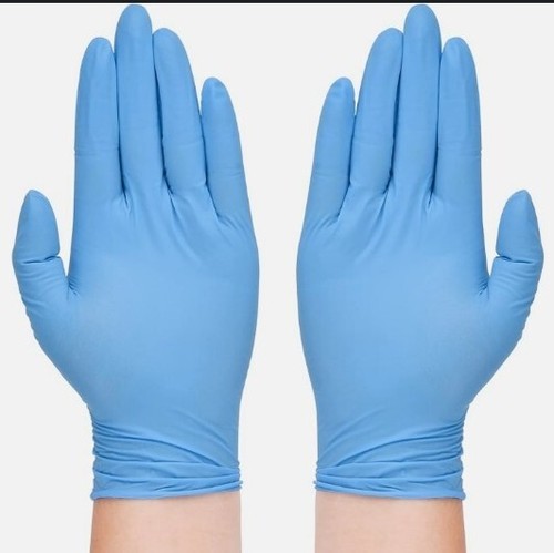 1.000 Stück BLAUE Nitrilhandschuhe, Latex & Puder KOSTENLOSER VERSAND (groß) - Bild 1 von 2