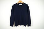 UNIVERSAL WORKS _ HERREN RUNDHALS STRICK MERINOWOLLMISCHUNG PULLOVER _ Gr. L