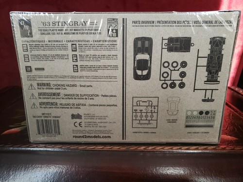 Model Kit 1963 Chevrolet Corvette Stingray Hardtop Scale Stars 1/32 Skill 2 NEW - Picture 6 of 6