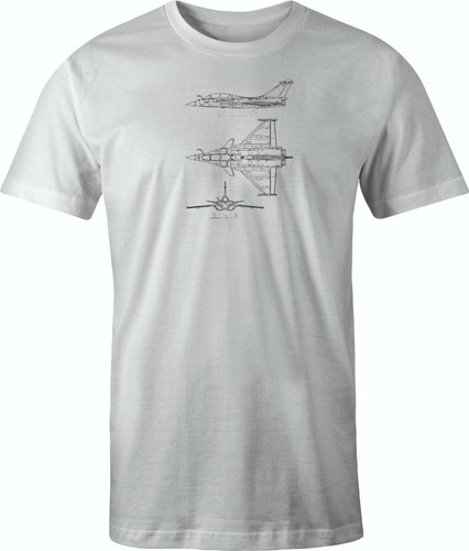 Eurofighter Linienzeichnung auf Herrenhemd gedruckt.  KOSTENLOSER VERSAND!!! - Bild 7 von 8