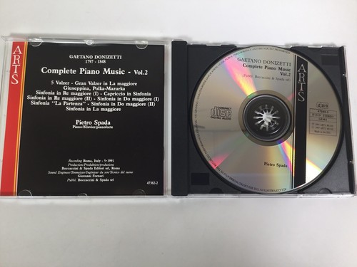 Gaetano Donizetti  3 x CD Complete Piano Music  Pietro Spada Volume 1 2 3 - Imagen 8 de 15