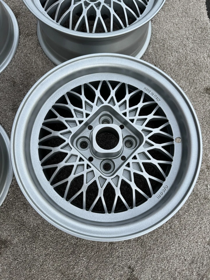 4 件套 Oscam Typ 611 车轮 6x13 4x100 ET15 - 适用于宝马 2002、E21、E30 等 — 第 3/4 张图片
