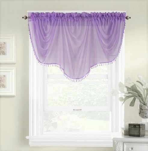 1 PIEZA BONITA VARILLA BOLSILLO VENTANA TRANSPARENTE CENEFA BOTÍN TOPPER CRISTAL CUENTAS FLECOS - Imagen 11 de 28