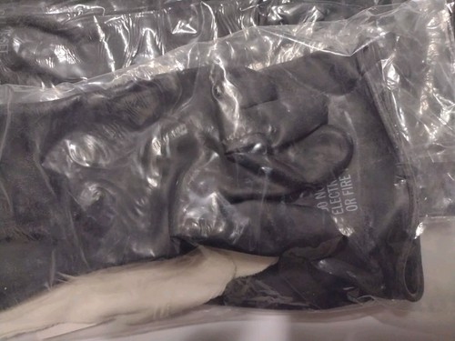 2 SELTENE VERSIEGELTE 1 PAAR US MILITARY PPE CHEMIKALIENSCHUTZHANDSCHUHE BIOLOGISCHER ANZUG - Bild 7 von 7