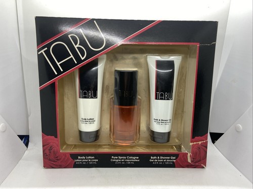 Tabu Dana Cologne Gift Set With Lotion & Bath Shower Gel New In Package - Picture 1 of 15