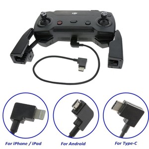 Micro-USB-Cable-Type-C-OTG-90-for-DJI-Spark-Mavic-Pro-Air-Transmitter-Control