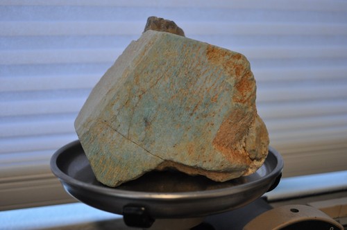 Amazonit Kristall mit Abschluss Colorado riesiges Museumsstück selten 1166 Gramm - Bild 2 von 14