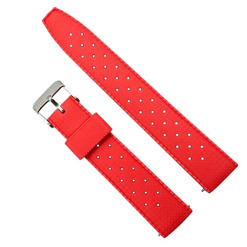 Watch Strap Silicone Rubber Tropical Dive Band Quick Release 20mm 22mm UK - Picture 55 of 66