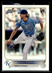 Jackson Kowar 2022 Topps Chrome Logofractor Edition Card #105