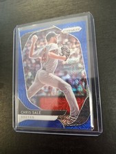 2020 PRIZM BASEBALL CHRIS SALE BLUE MOJO PRIZM REFRACTOR CARD 052/175 RED SOX