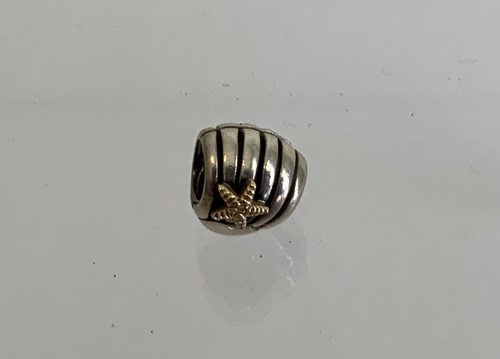 Authentic Pandora Sterling Silver and 14K Gold Starfish Seashell Charm #790249 - Bild 4 von 8