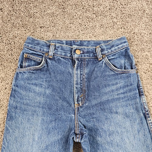 VINTAGE Wrangler Jeans Womens 10 Straight 100% Cotton Denim Australia Made 24x29 - Picture 2 of 16