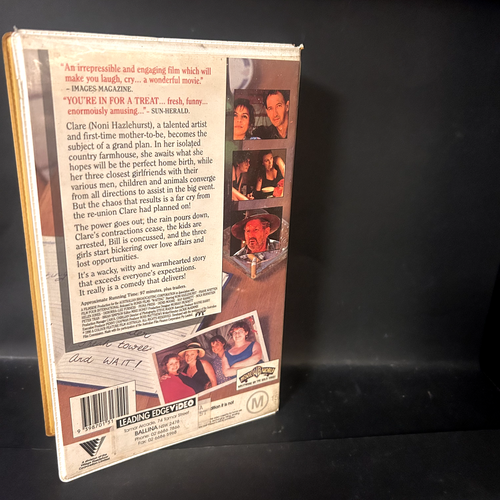 Waiting VHS 1991 Rare OOP Stars Noni Hazlehurst Clamshell Ex Rental Tested GC - Picture 3 of 9