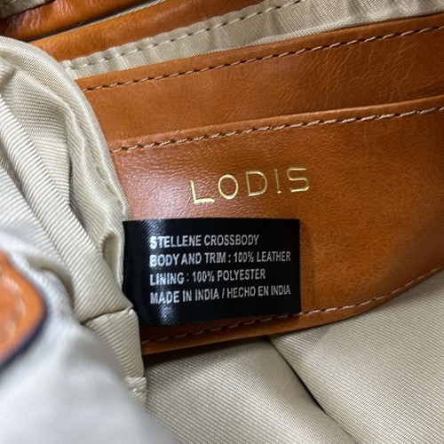 LODIS Stellene tan leather crossbody bag - Bild 13 von 13