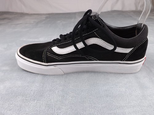 Vans Off The Wall Old Skool Sneakers M 7.5 W 9 Black Suede Casual Skateboarding - Bild 5 von 17