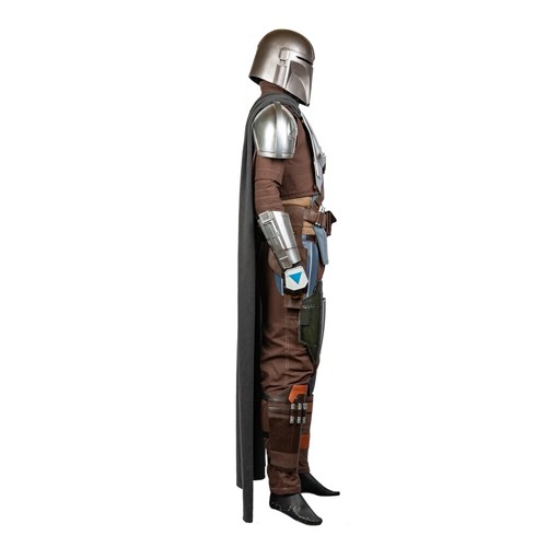 Xcoser Star Wars The Mandalorian Din Djarin Cosplay Beskar Armadura de Acero Disfraz - Imagen 24 de 33