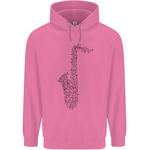 A Saxophone Musical Instrument Brass Band Childrens Kids Hoodie - Picture 22 of 68