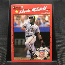 1990 Donruss Kevin Mitchell All Star #715 San Francisco Giants