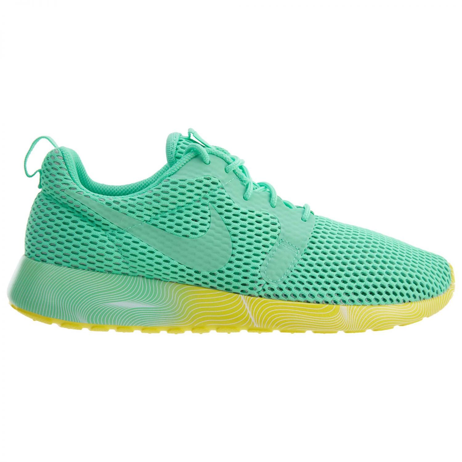 Nike Roshe One Hyp BR826-301 Green Glow Yellow Running Shoes Comfortable Nike Roshe One Hyp BR826-301 Green Glow Yellow Running Shoes Comfortable
