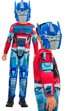 Transformers Optimus Prime Costume + Mask Official Kids Fancy Dress Outfit