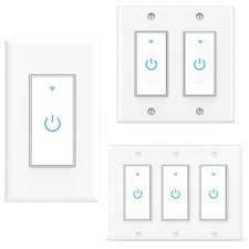 WIFI Smart Light Switch Work with Alexa&Googl...