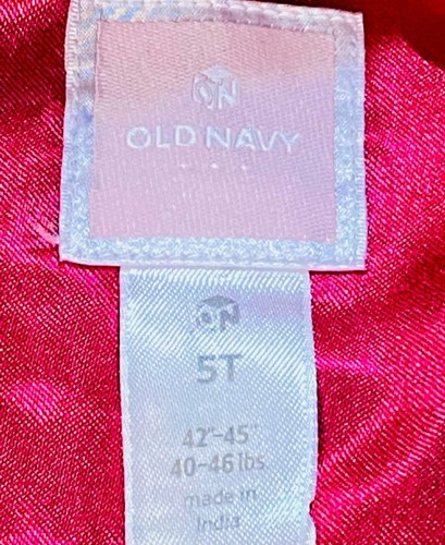 Jacket Coat Pink Plaid Tan Brown Size 5t Girls Kids Old Navy - Picture 4 of 8