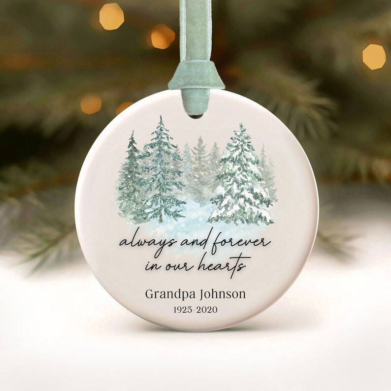Memorial Ornament, Memorial Christmas Ornament, In Memory Ornament In Loving ...