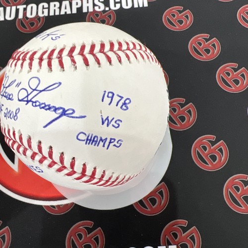 Goose Gossage NY Yankees Signed OMLB Baseball Inscribed JSA Certified - Picture 5 of 7