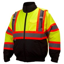 Pyramex RCJ32 Type R Class 3 High-Vis Waterproof Quilt Lined Jacket