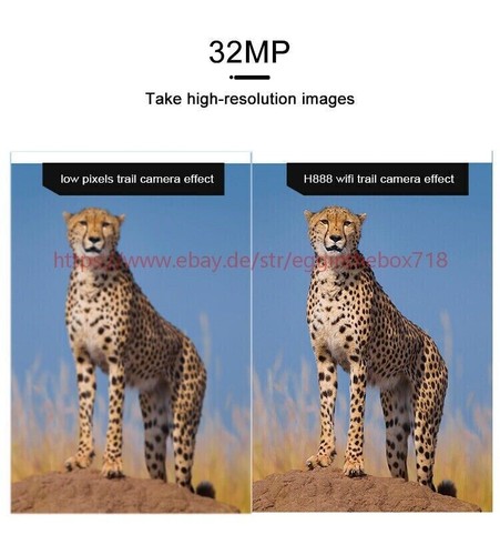 32MP WiFi Bluetooth Trail Hunting Game Camera PIR Night Vision Game Camera IP66 - Picture 14 of 23