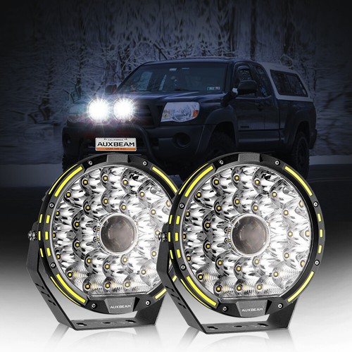 AUXBEAM 9" 360-PRO LED Driving Lights Bumper Fog Lamp for Dodge Ram 1500 2500 - Picture 1 of 12
