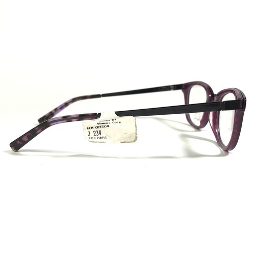 Jones New York Petite J234 PURPLE Eyeglasses Black Tortoise Cat Eye 47-19-135 - Picture 3 of 10