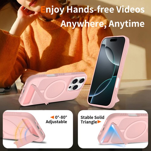 Funda protectora con soporte mate a prueba de golpes para iPhone 12 13 14 15 16e 16 Pro Max - Imagen 23 de 44