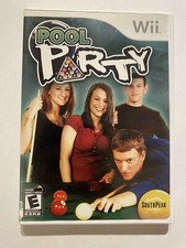 Pool Party (Nintendo Wii, 2007) CiB With Manual Tested Video Game Works Fine