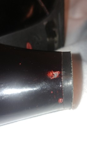 Clarks Artisan Cordovan décolleté in vernice, tacco donna taglia 7,5 M, usate in ottime condizioni - Foto 8 di 9