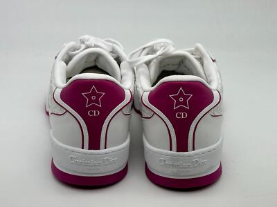 DIOR ONE Oblique Lasered Perforated Lace Up Low Top Leather