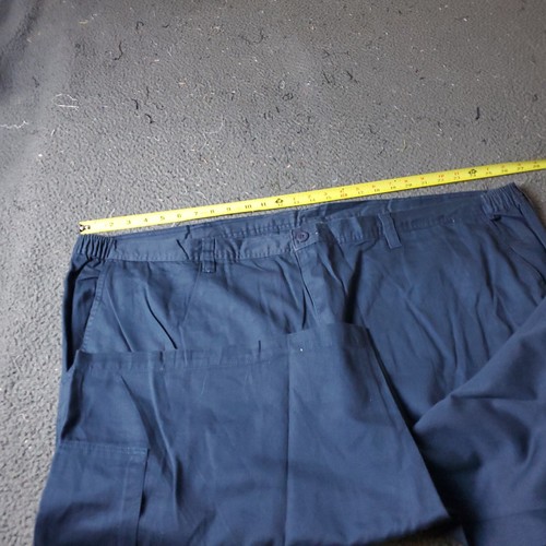 KingSize Cargo Shorts Big Tall Mens Size 54 Blue Cotton Chino Khaki - Picture 4 of 7