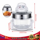 110V Air Fryer Halogen Oven Temperature Control Chicken Turkey Roast Grill Fryer