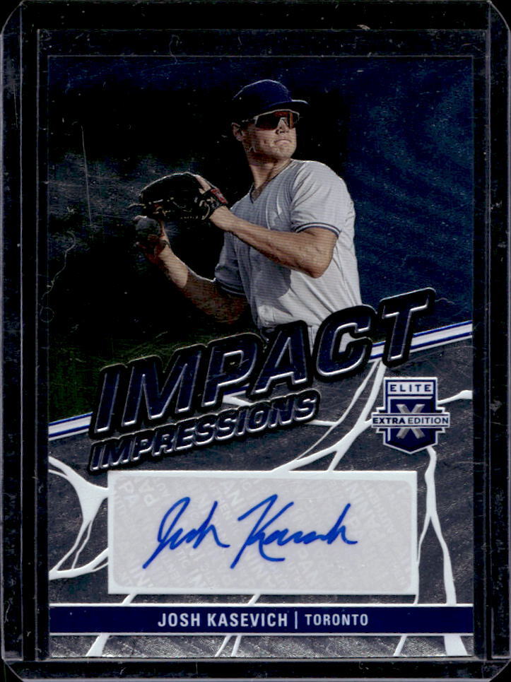 2023 Elite Extra Edition Josh Kasevich Impact Impressions Signatures Auto II-JKH
