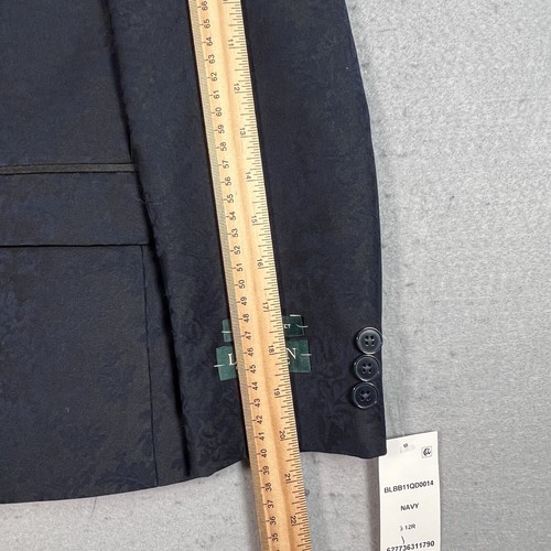 NEW 12 R RALPH LAUREN boys evening jacket blazer coat Blue brocade formal tux - Picture 4 of 10