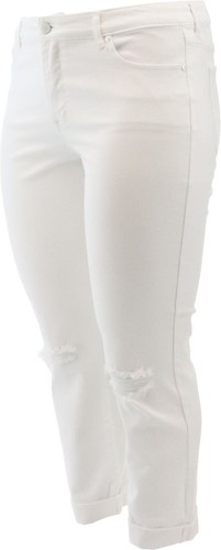 Haute Hippie Tribe 'Boyfriend' Jeans White 6 NWOT (110) - Picture 2 of 9