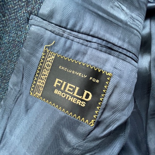 Field Brothers Le Baron Blazer Mens 44R Blue Wool Sport Coat Dinner Jacket - Foto 13 di 18