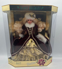 Mattel 1996 Happy Holidays Special Edition Barbie Doll Minor box damage
